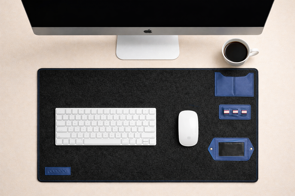 Blue Desk Mat