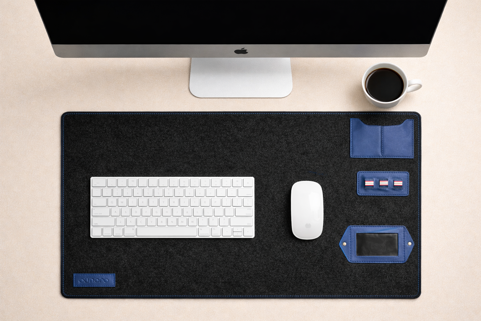Blue Desk Mat