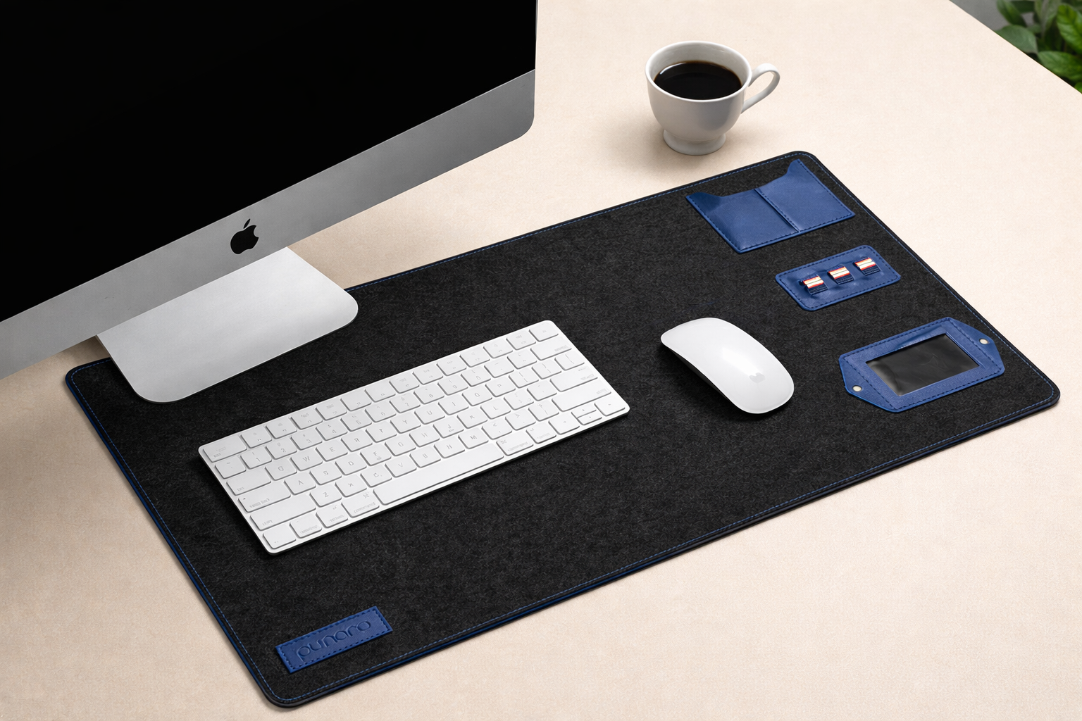 Blue Desk Mat
